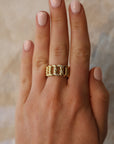Roberto Coin 18k Yellow Gold Cialoma Diamond Ring