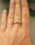 Penny Preville 18k Yellow Gold Amulet Diamond Ring