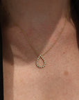 Memoire 18k Yellow Gold Diamond Necklace
