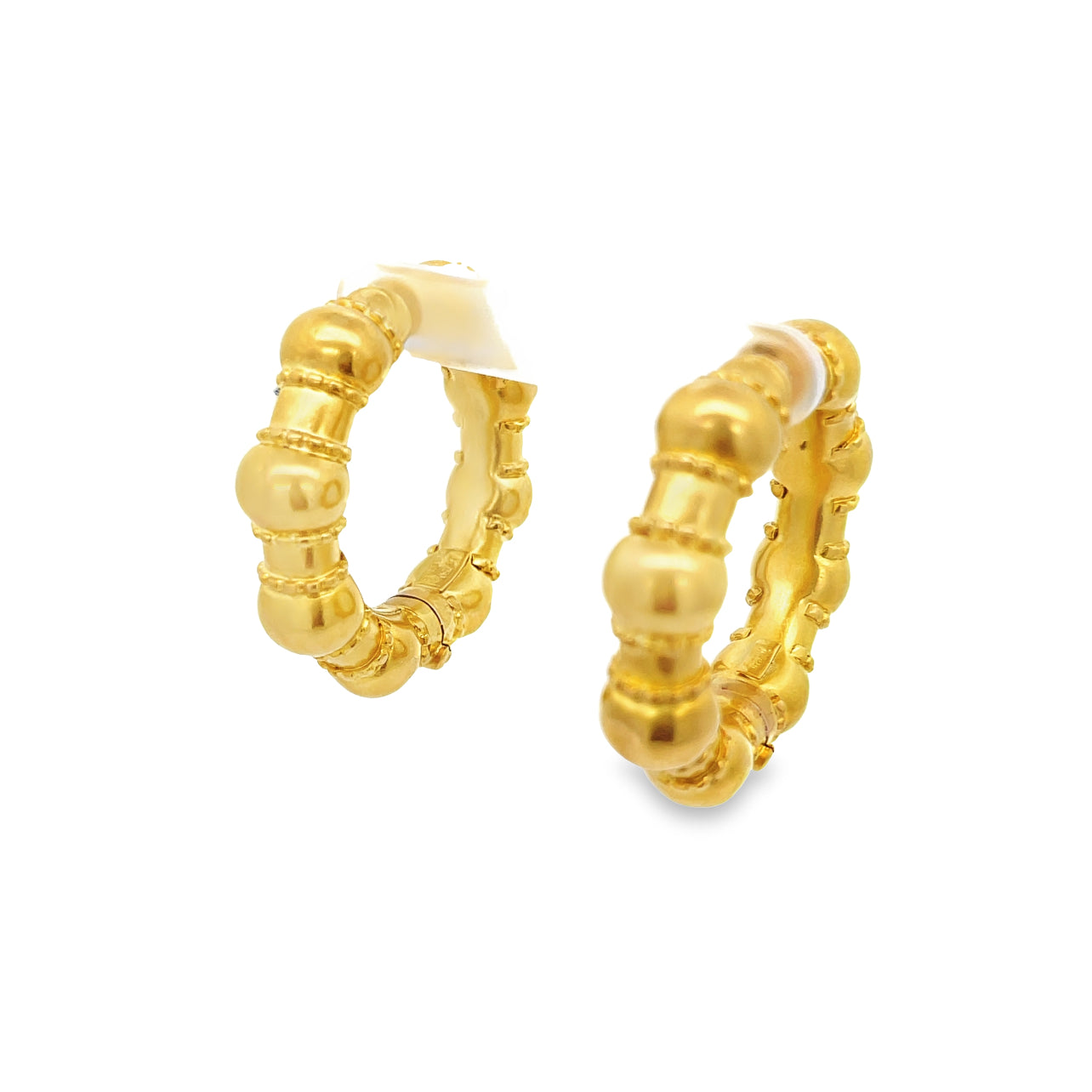 Estate 18k Yellow Gold Earrings