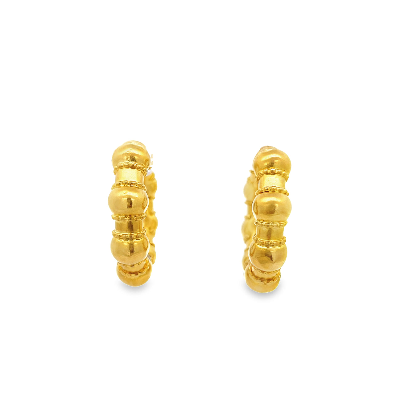 Estate 18k Yellow Gold Earrings