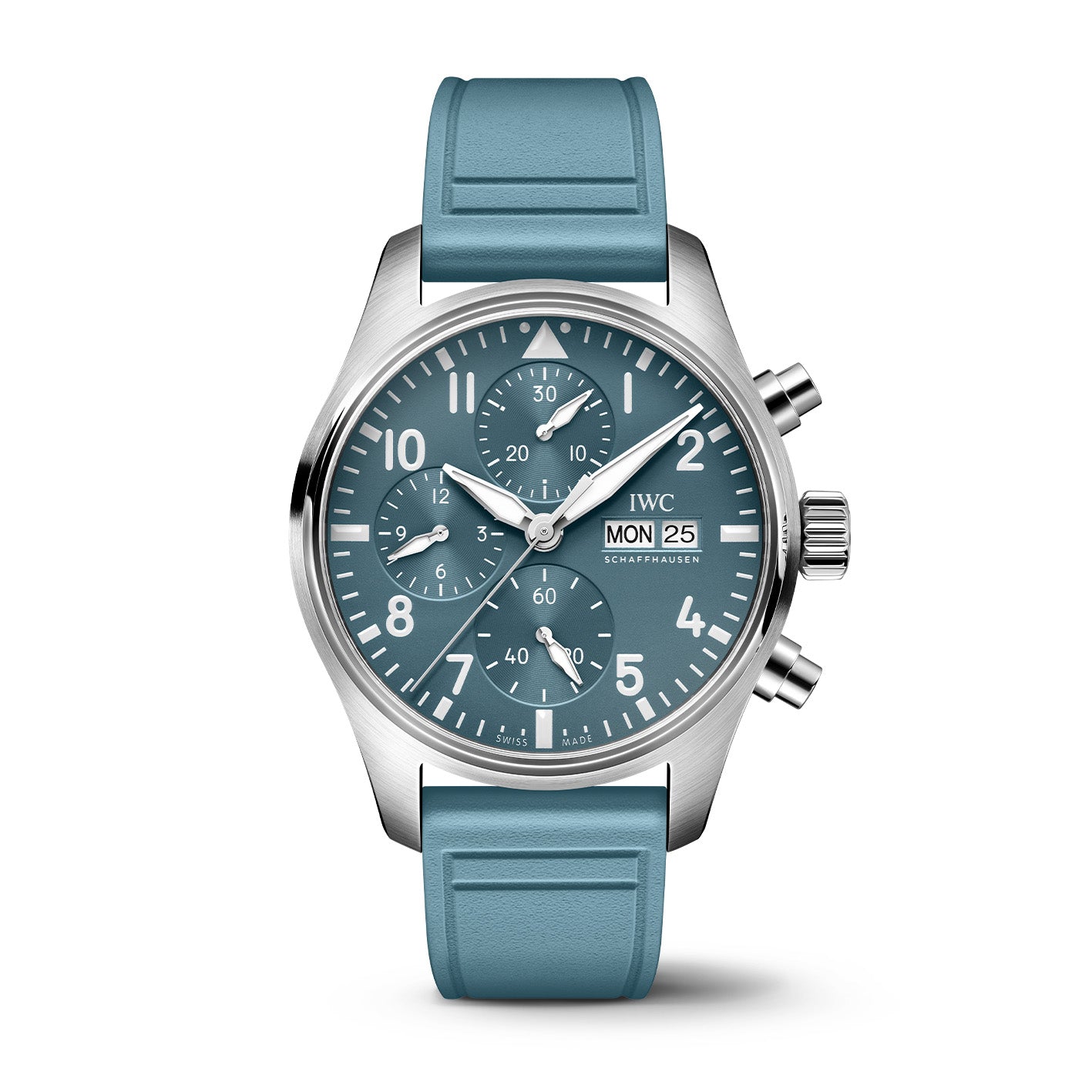 IWC Stainless Steel 41mm Pilot's Watch Chronograph