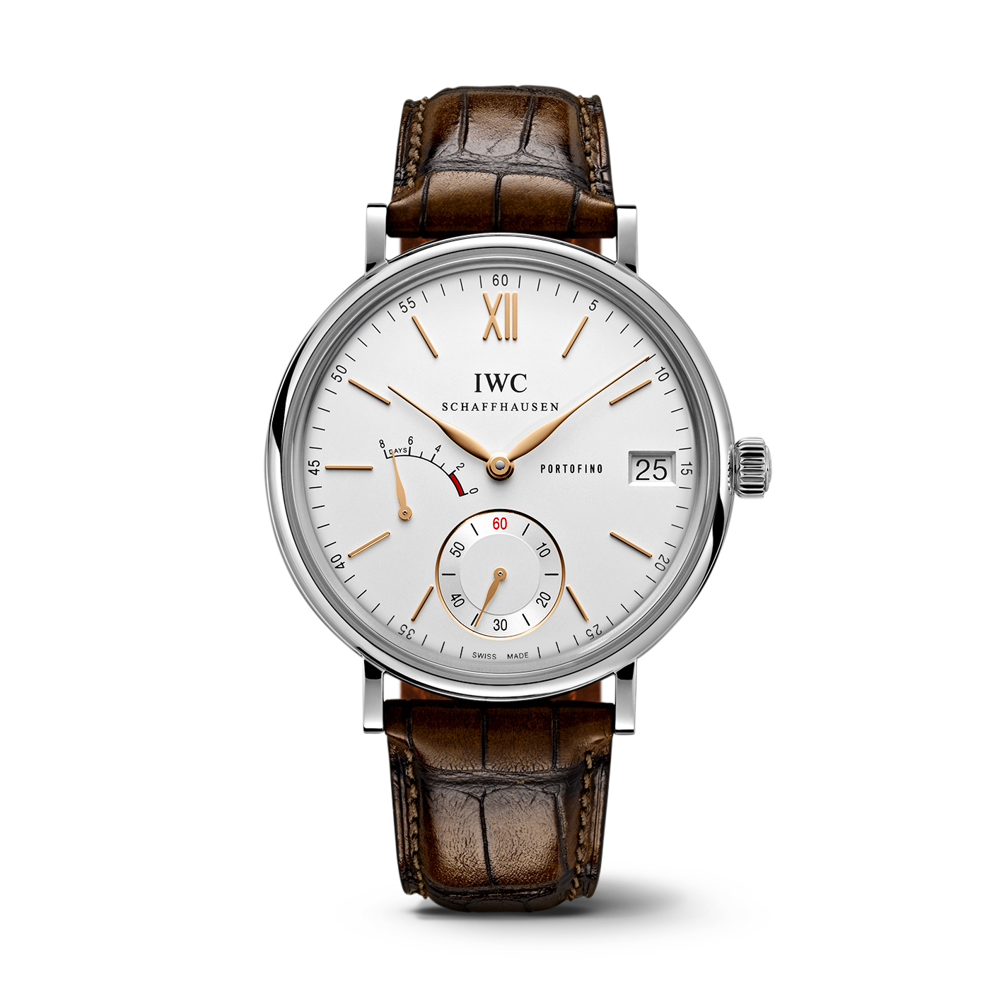 IWC Stainless Steel 45mm Manual Portofino Watch