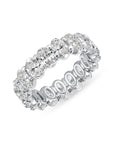 Brown & Co. Platinum Oval Diamond Eternity Band