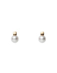 Mikimoto 18k Yellow Gold Akoyawhite Pearl Earrings