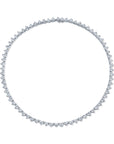 Norman Silverman Platinum Diamond Necklace