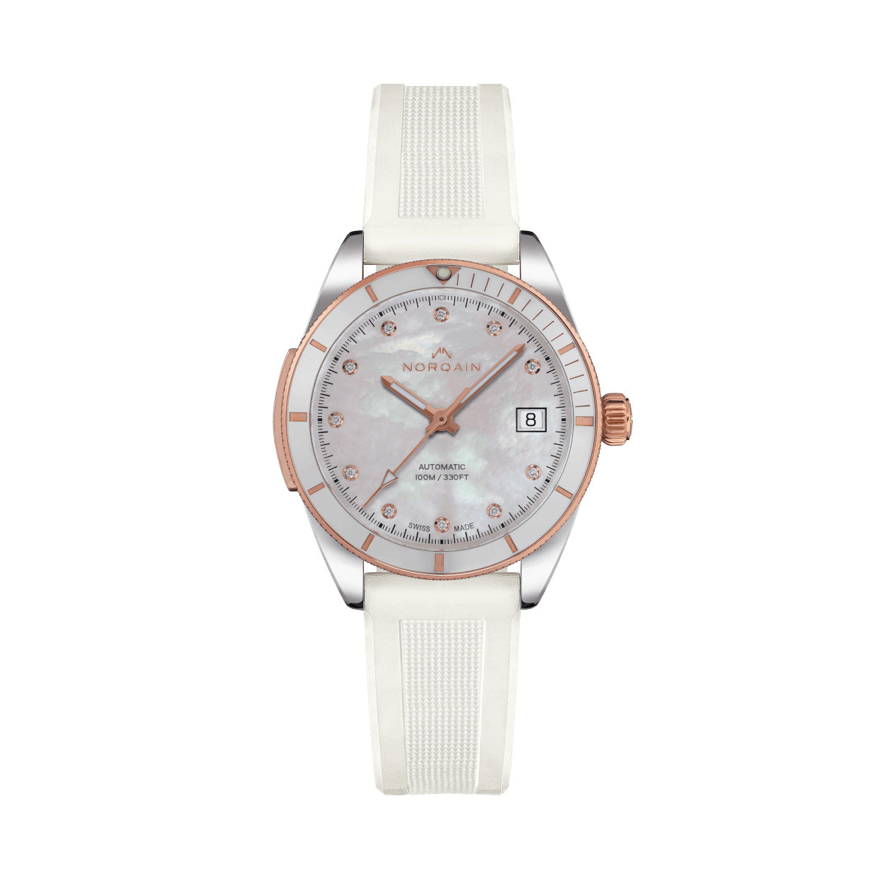 Norqain Sterling Silver 37mm Automatic Adventure Watch