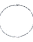 Norman Silverman 18k White Gold Diamond Necklace