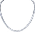 Norman Silverman 18k White Gold Diamond Necklace