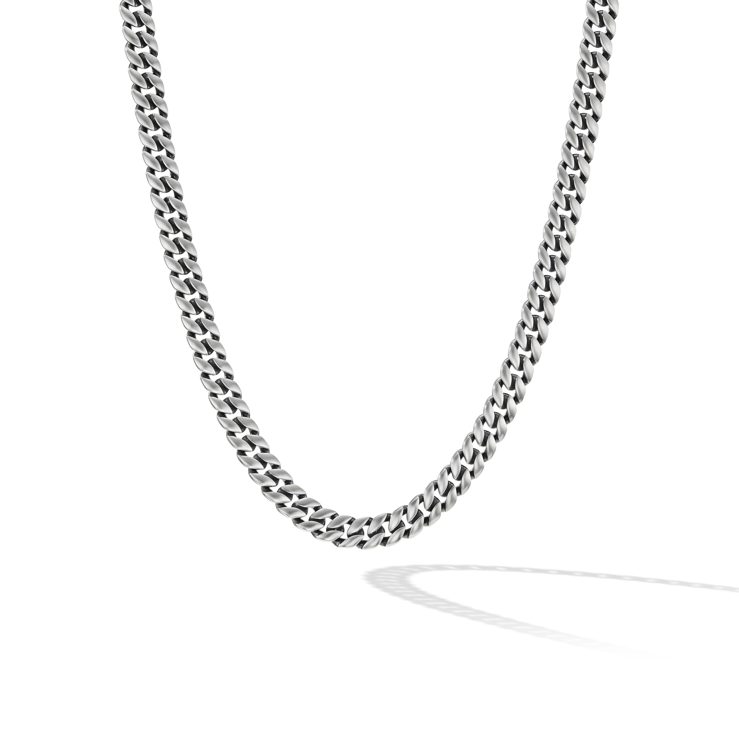 David Yurman 8mm Curb Chain Neck Sil