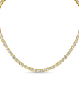 Norman Silverman 18k Yellow Gold East-West Diamond Necklace
