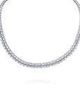 Norman Silverman 18k White Gold Diamond Necklace