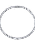 Norman Silverman 18k White Gold Diamond Necklace