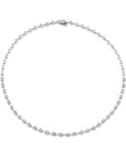 Norman Silverman 18k White Gold Diamond Necklace