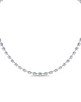 Norman Silverman 18k White Gold Diamond Necklace