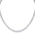 Norman Silverman 18k White Gold Diamond Necklace
