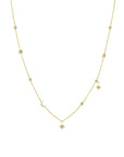Penny Preville 18k Yellow Gold Diamond Drop Station Necklace