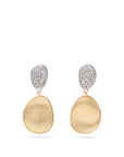 Marco Bicego 18k Yellow Gold Lunaria Diamond Earrings