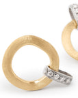 Marco Bicego 18K White & Yellow Gold JAIPUR Diamond Earrings