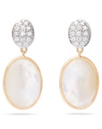 Marco Bicego 18k White & Yellow Gold Siviglia Colored Gemstone & Diamond Earrings