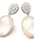 Marco Bicego 18k White & Yellow Gold Siviglia Colored Gemstone & Diamond Earrings