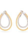 Marco Bicego 18k White & Yellow Gold Masai Diamond Earrings