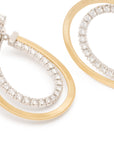 Marco Bicego 18k White & Yellow Gold Masai Diamond Earrings