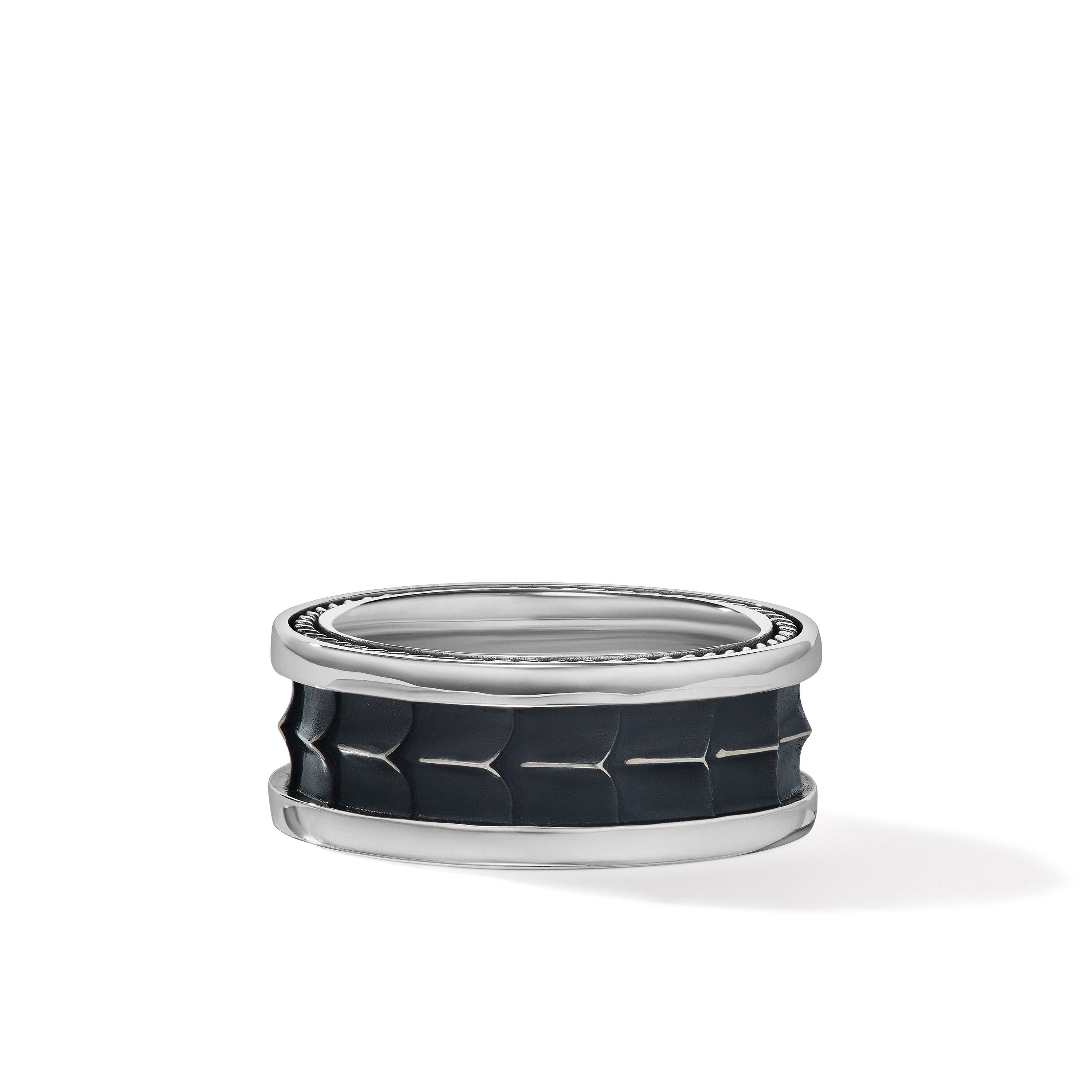 David Yurman Armory® Band Ring In Sterling Silver, 9mm