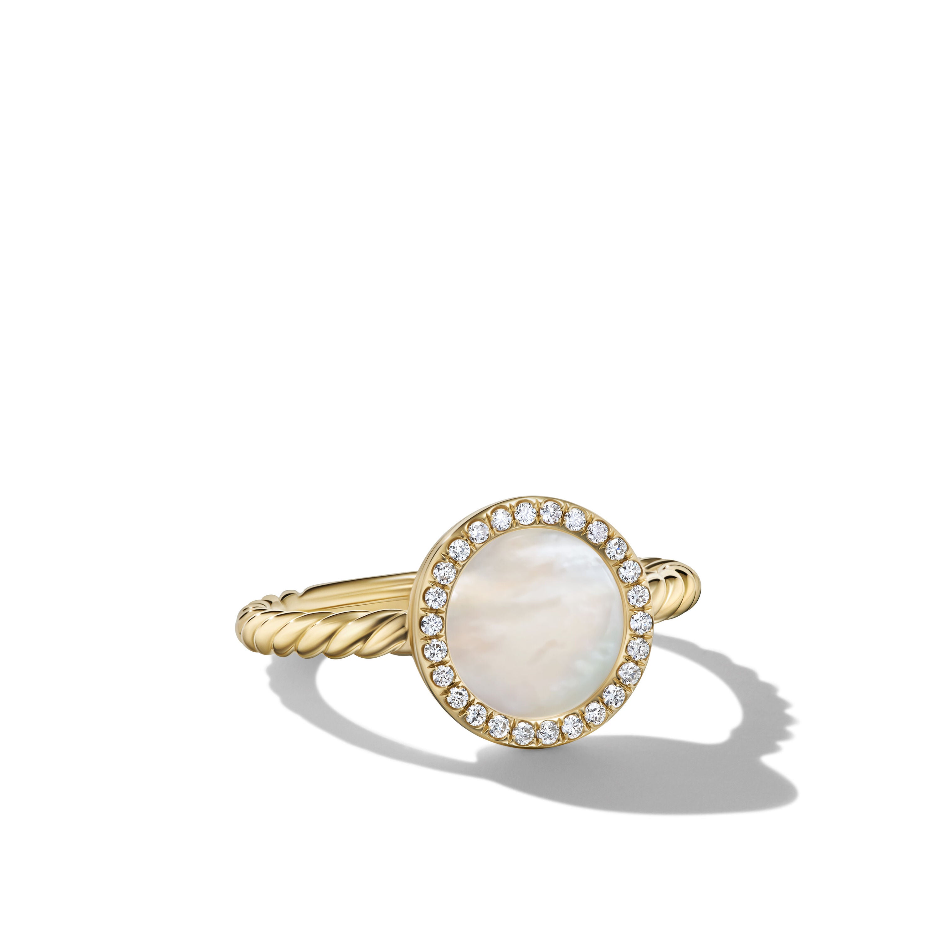 David Yurman 11mm Petite Elements Ring Mp Di 18k