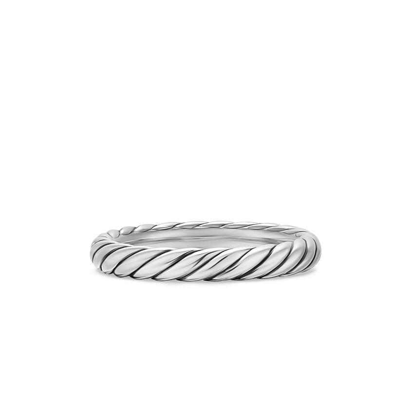 David Yurman 3.4mm Cable Band Ring Sil