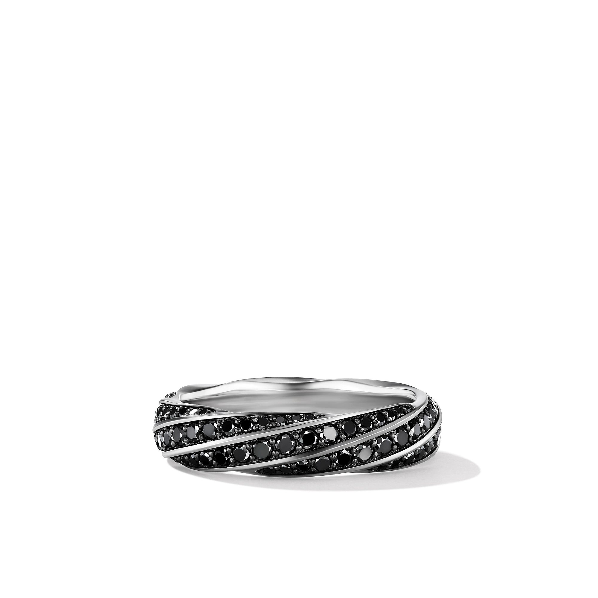 David Yurman 6mm Cable Edge Band Ring Bd Sil-Rec