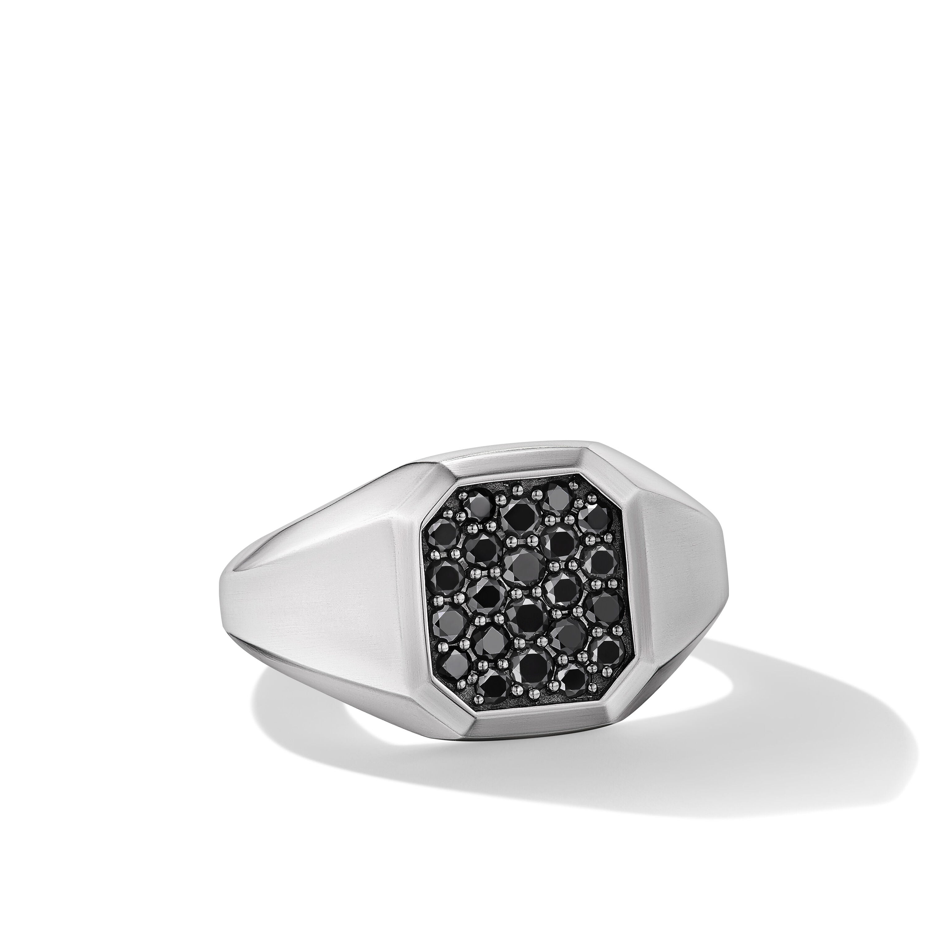 David Yurman 14mm Streamline Signet Ring Bd Sil