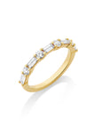 Henri Daussi 18k Yellow Gold Diamond Band