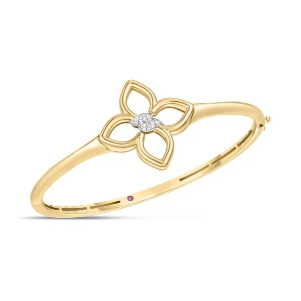 Roberto Coin 18k White & Yellow Gold Cialoma Diamond Bracelet