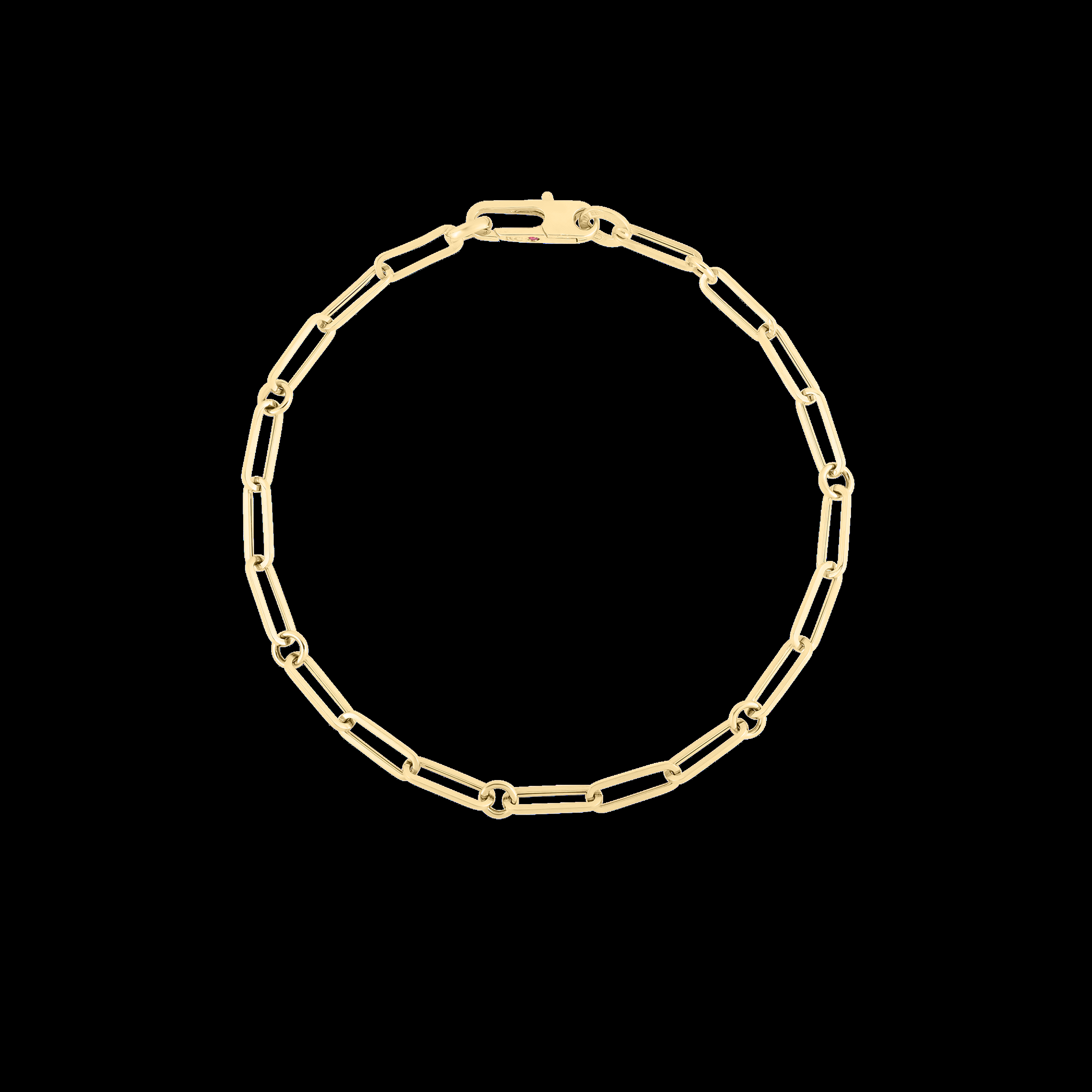 Roberto Coin 18k Yellow Gold Paperclip Bracelet