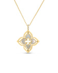 Roberto Coin 18k Yellow Gold Venetian Princess Diamond Necklace