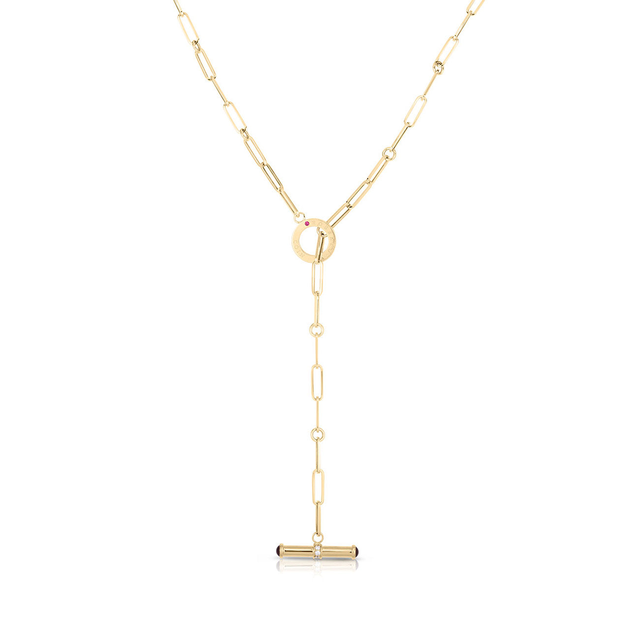 Roberto Coin 18k Yellow Gold Paperclip Necklace