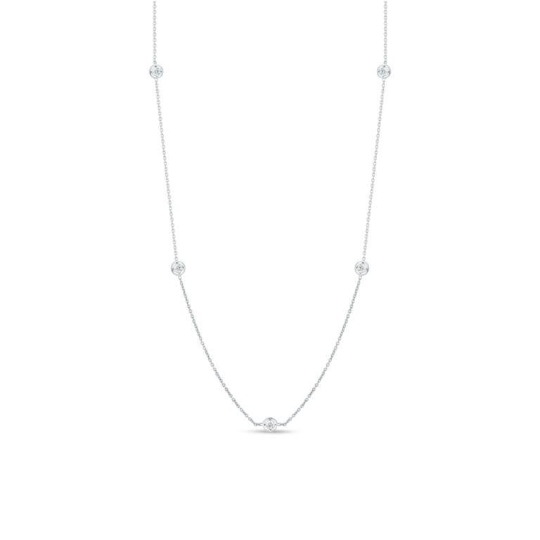 Roberto Coin 18k White Gold Diamonds By The Inch Diamond Station