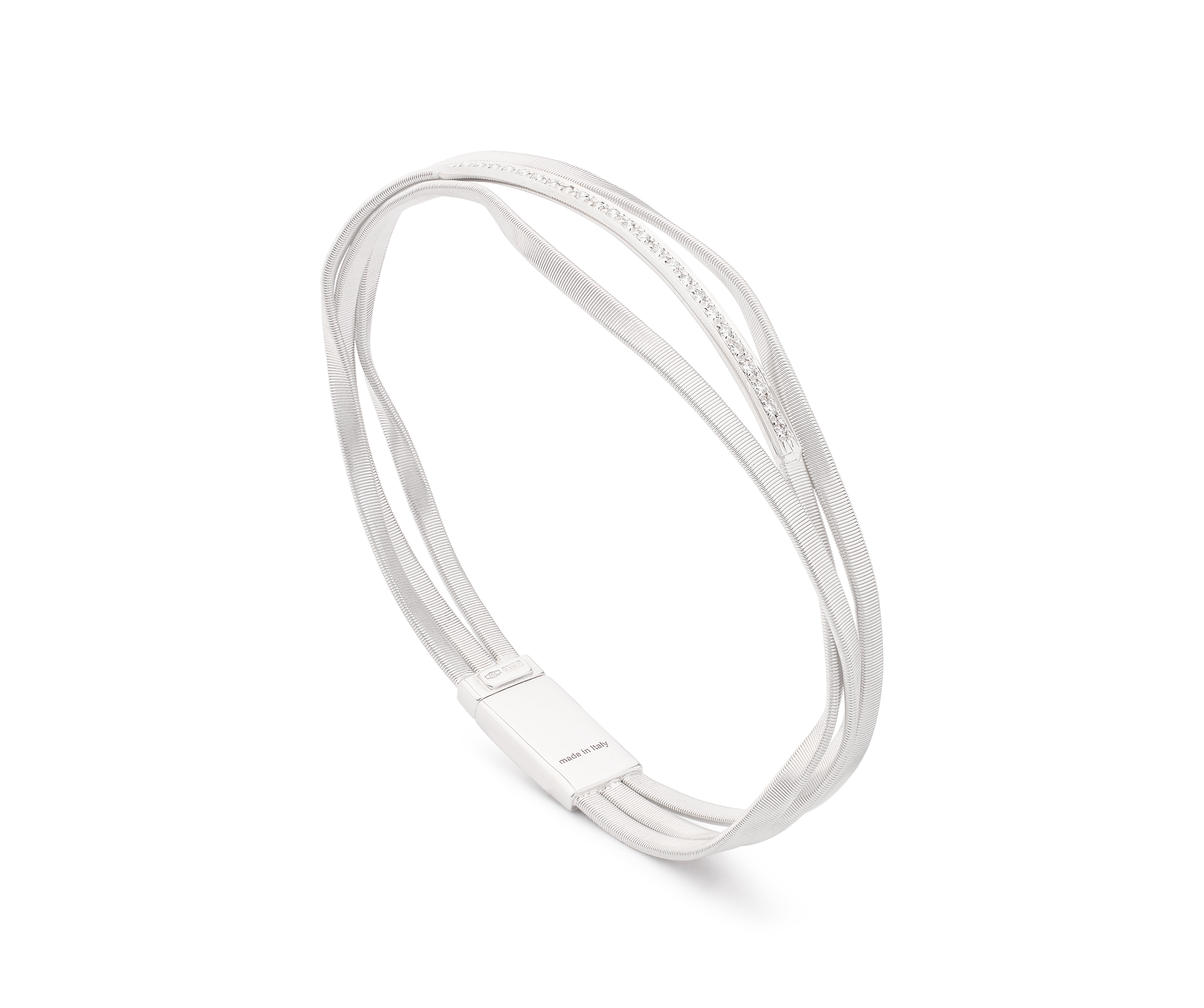 Marco Bicego 18k White Gold Marrakech Diamond Bracelet