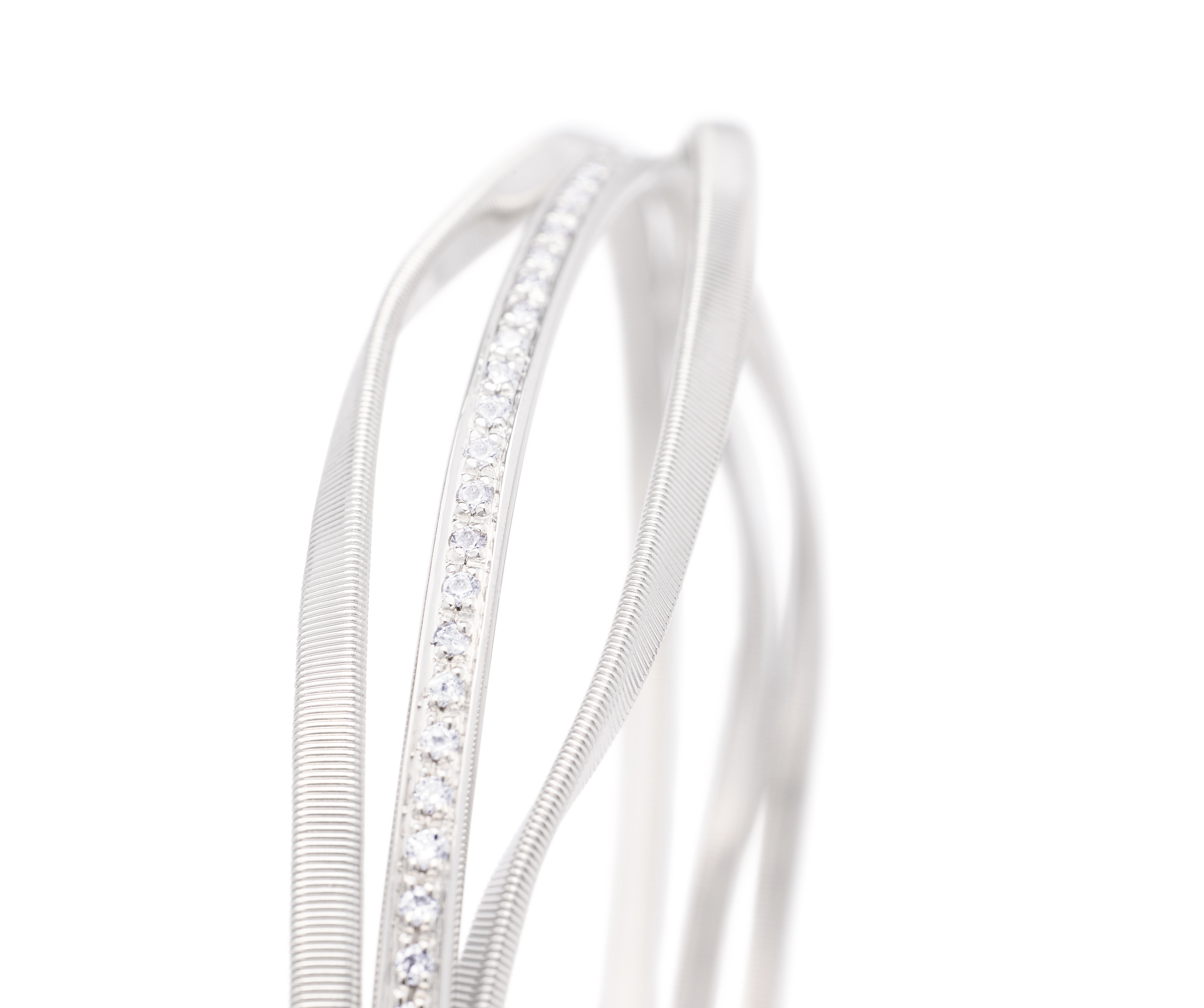 Marco Bicego 18k White Gold Marrakech Diamond Bracelet