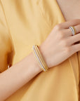 18K Yellow Gold Masai Diamond Bracelet