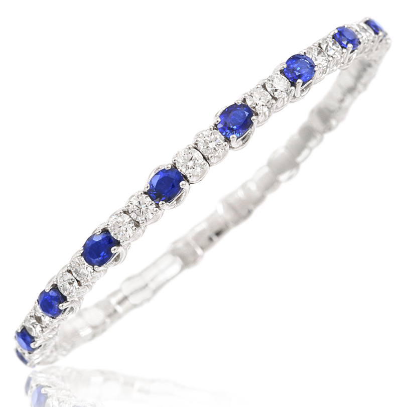 Picchiotti 18k White Gold For The Love Of Color Colored Gemstone & Diamond Bracelet