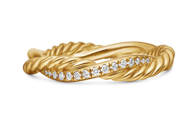 David Yurman 3.8mm Petite Infinity Ring Di 18k