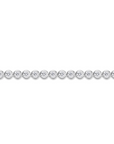 Memoire 18k White Gold Bezel Tennis Bracelet