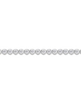 Memoire 18k White Gold Bezel Tennis Bracelet