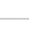 Memoire 18k White Gold Small Bezel Diamond Bracelet
