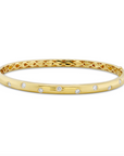 Memoire 18K Yellow Gold GYPSY Diamond Bangle