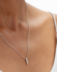 Memoire 18k White Gold Identity Diamond Necklace