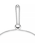 Memoire 18k White Gold And Diamond Cadence Bolo Bracelet