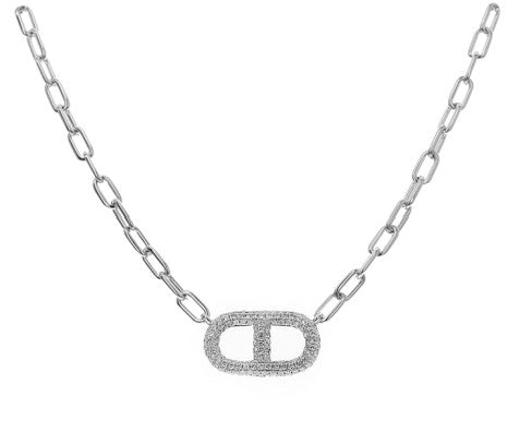 Brown & Co. 18k White Gold Diamond Necklace